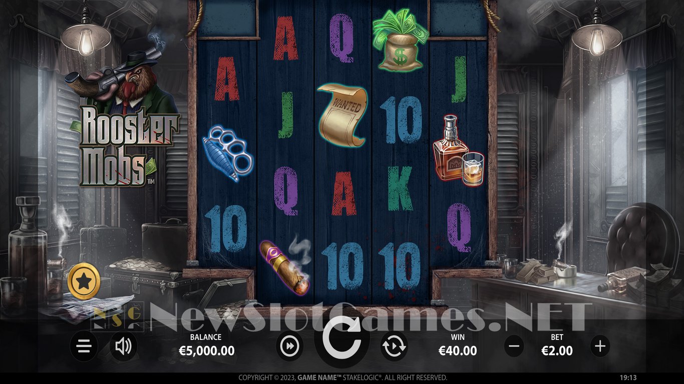 Rooster Mobs Slot Demo Image
