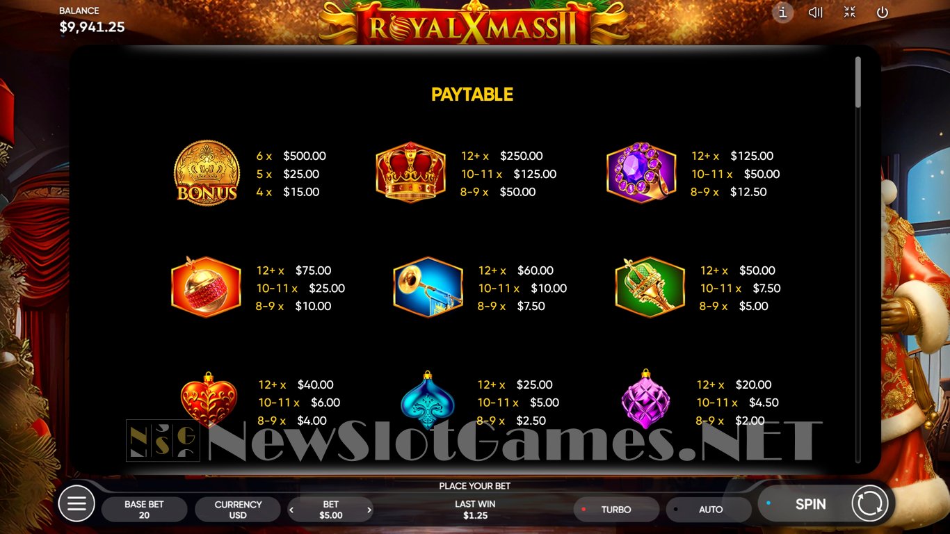 Royal Xmass 2 Slot Slot Image in Demo - pic. 6