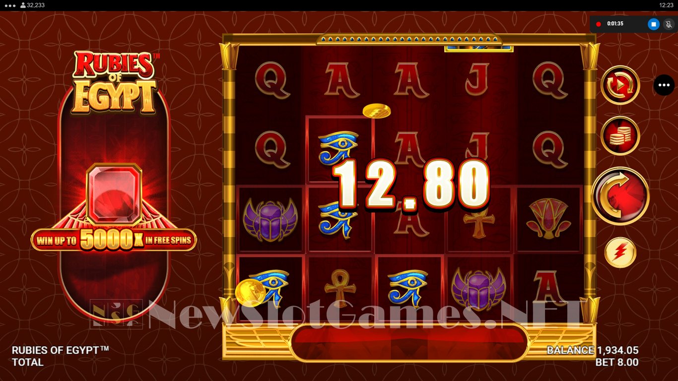 Rubies of Egypt Slot Slot Image in Demo - pic. 10