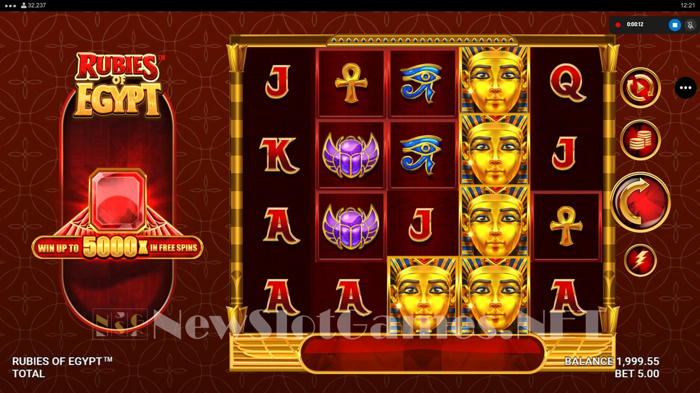 Rubies of Egypt Slot Slot Image in Demo - pic. 2