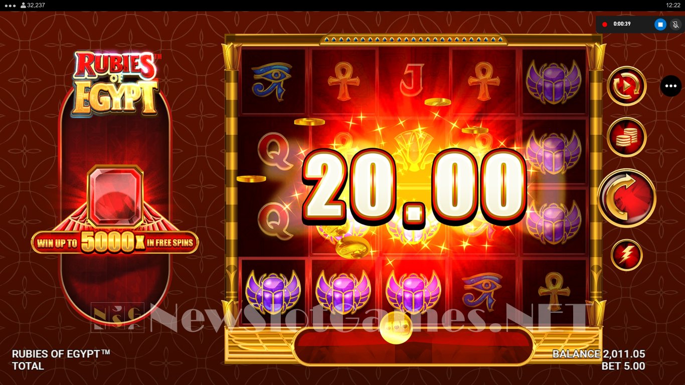 Rubies of Egypt Slot Slot Image in Demo - pic. 7
