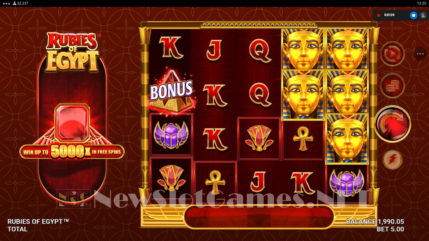 Rubies of Egypt Slot Slot Image in Demo - pic. 9