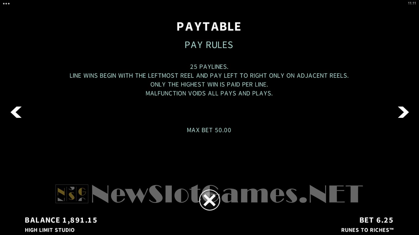 Runes to Riches Slot Slot Image in Demo - pic. 10