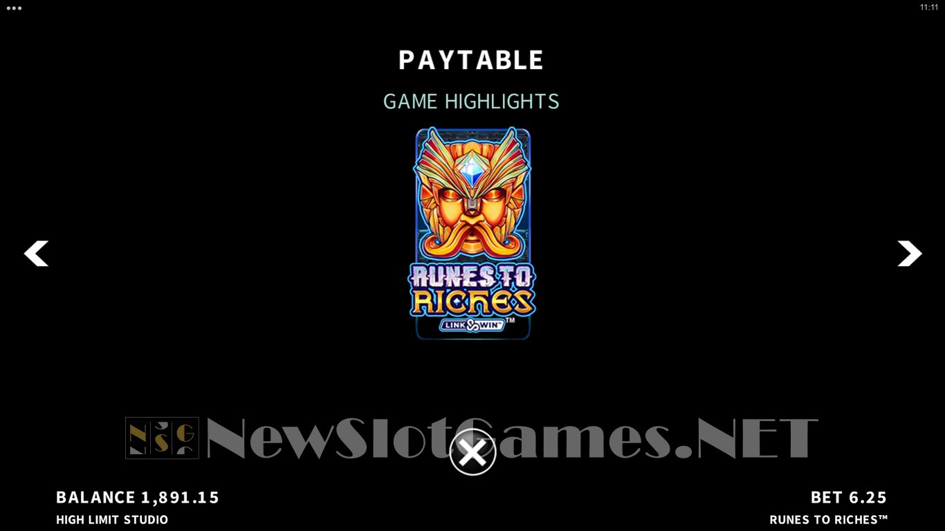 Runes to Riches Slot Slot Image in Demo - pic. 8
