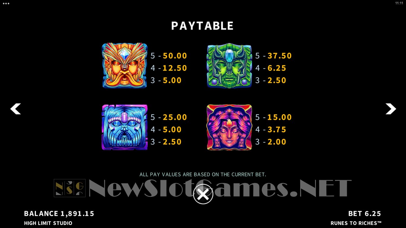 Runes to Riches Slot Slot Image in Demo - pic. 9