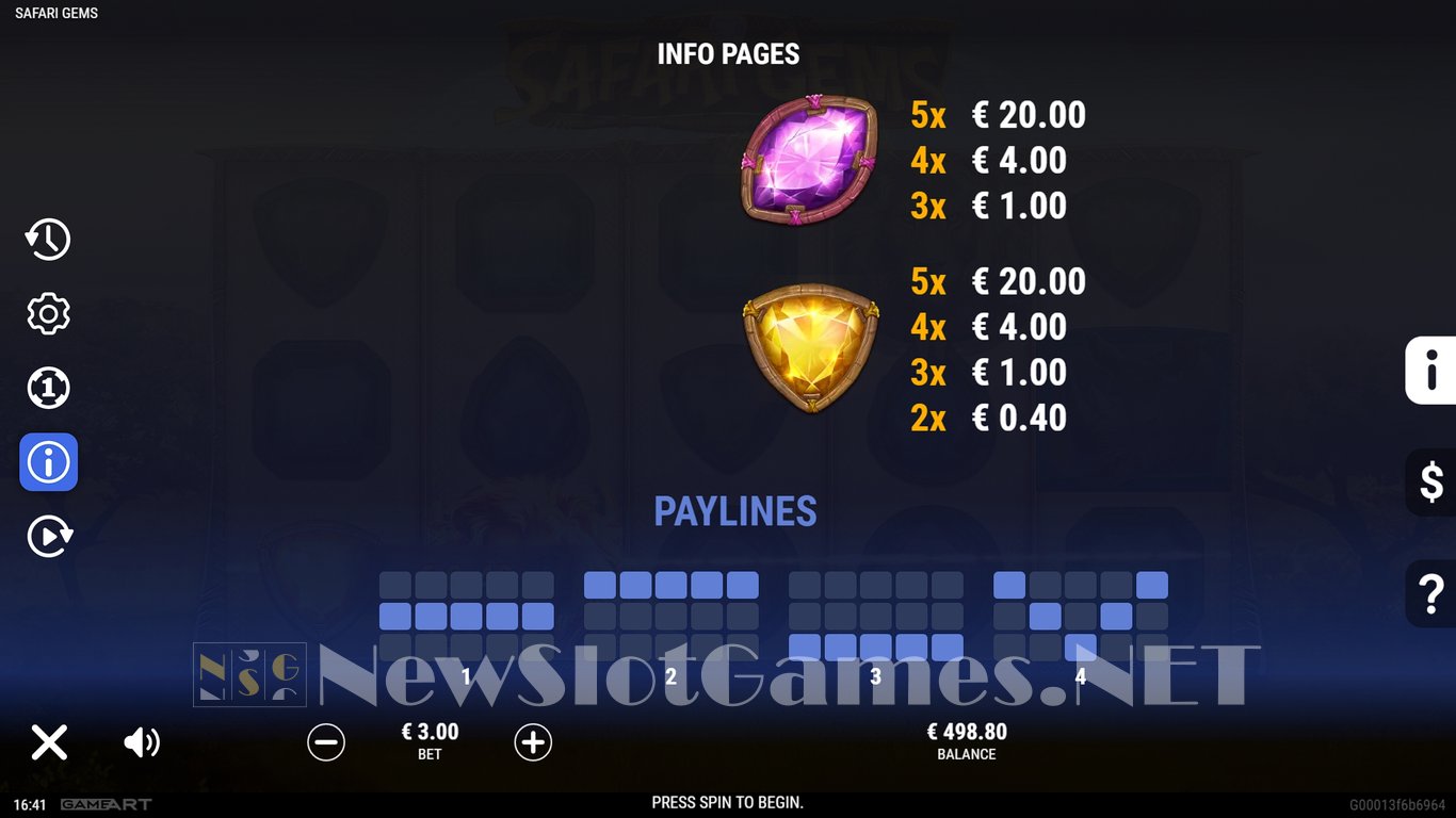 Safari Gems Slot Slot Image in Demo - pic. 11