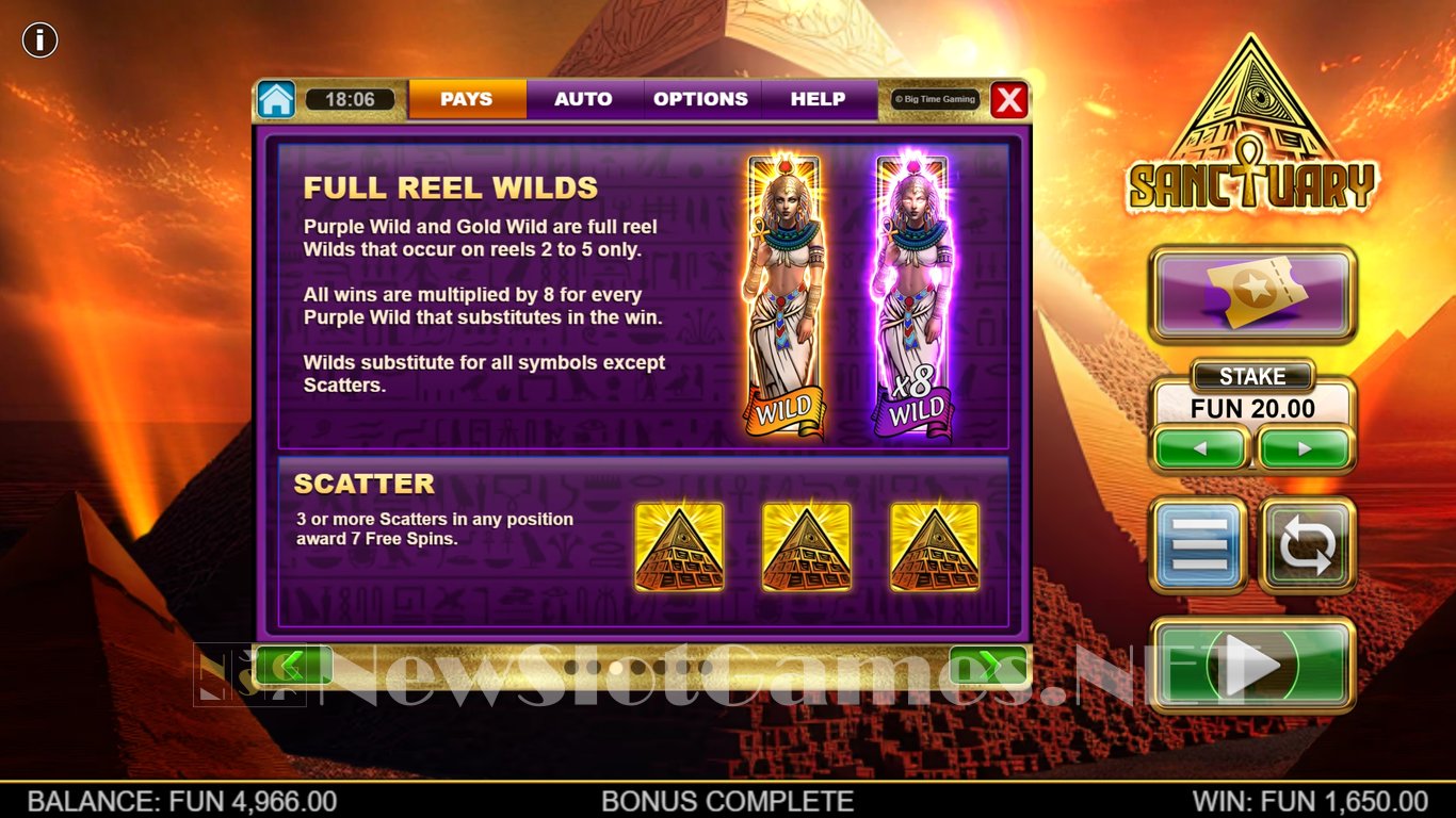 Sanctuary Slot Slot Image in Demo - pic. 11