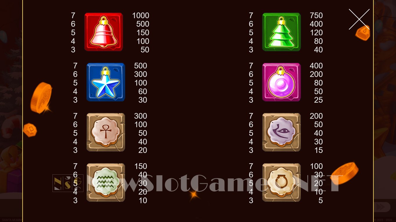 Santa Mummy Slot Slot Image in Demo - pic. 8