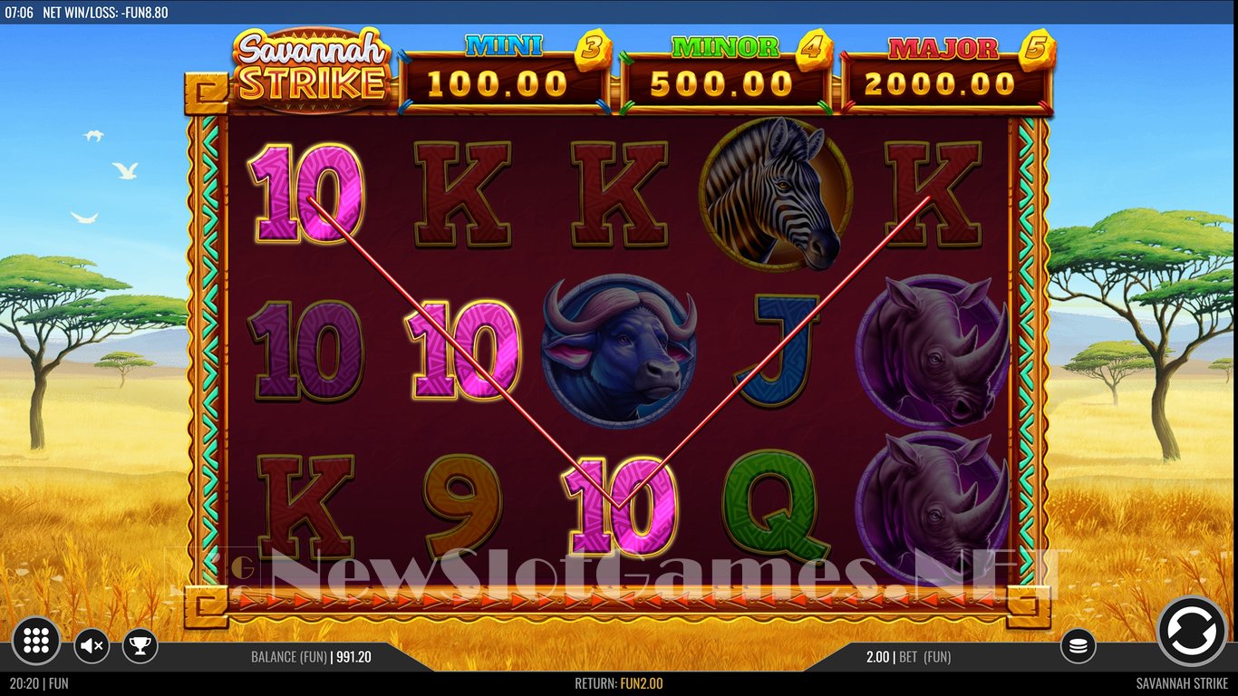 Savannah Strike Slot Slot Image in Demo - pic. 5