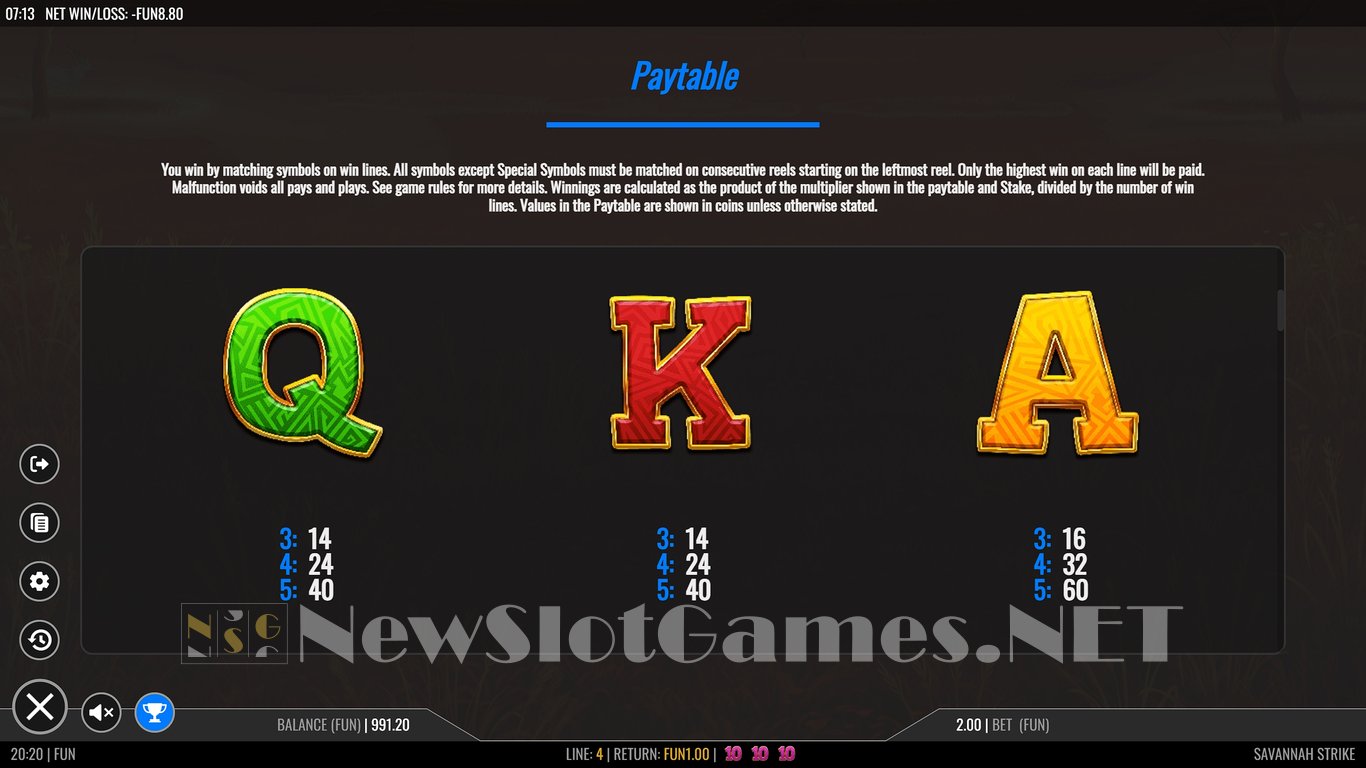 Savannah Strike Slot Slot Image in Demo - pic. 7