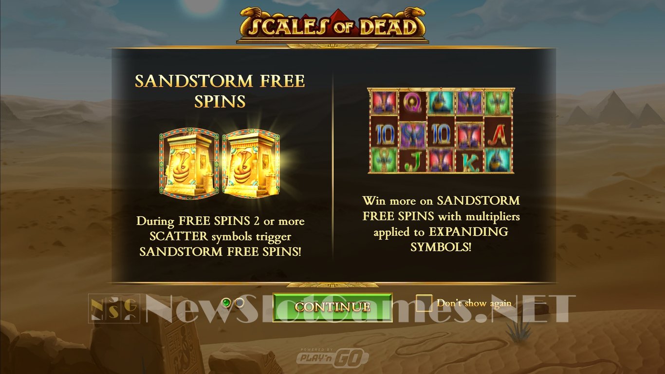 Scales of Dead Slot Demo Image