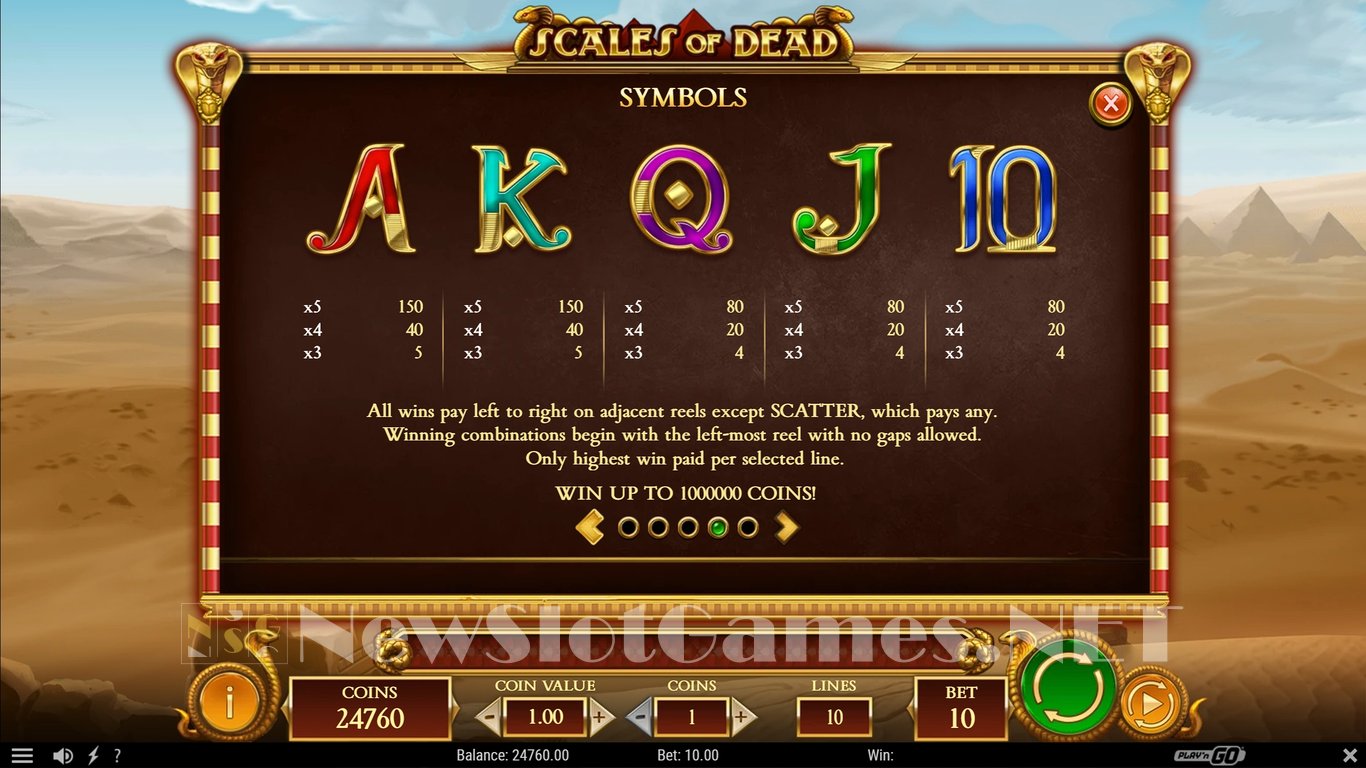 Scales of Dead Slot Slot Image in Demo - pic. 10