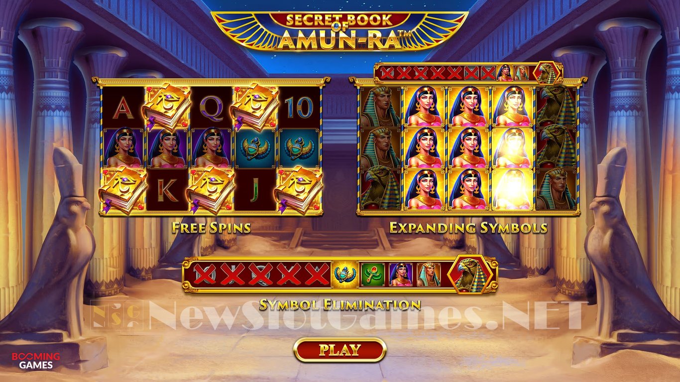 Secret Book of Amun Ra Slot Demo Image