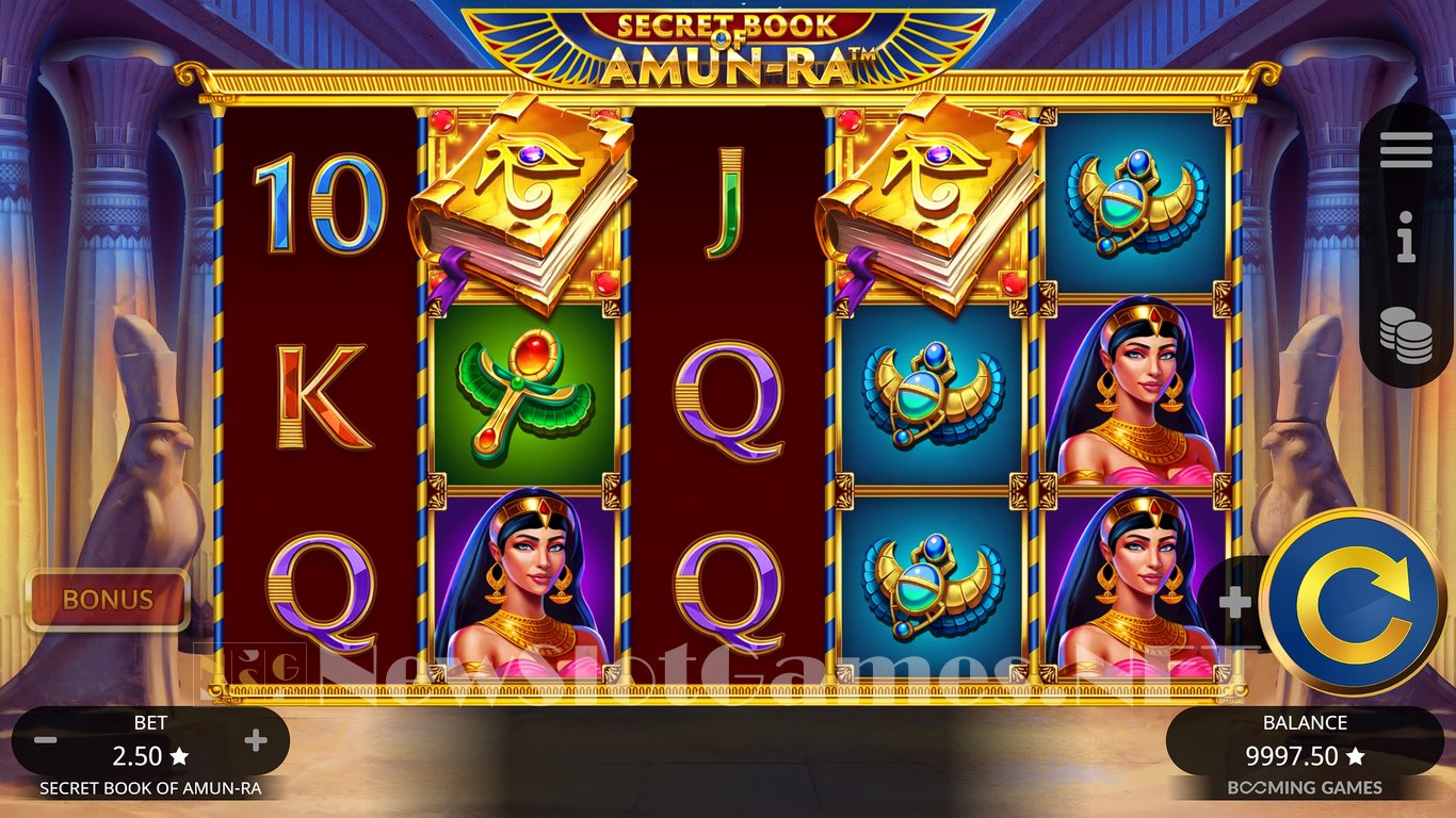 Secret Book of Amun Ra Slot Slot Image in Demo - pic. 2