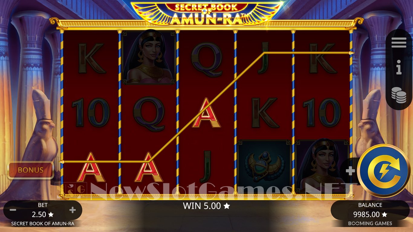 Secret Book of Amun Ra Slot Slot Image in Demo - pic. 4