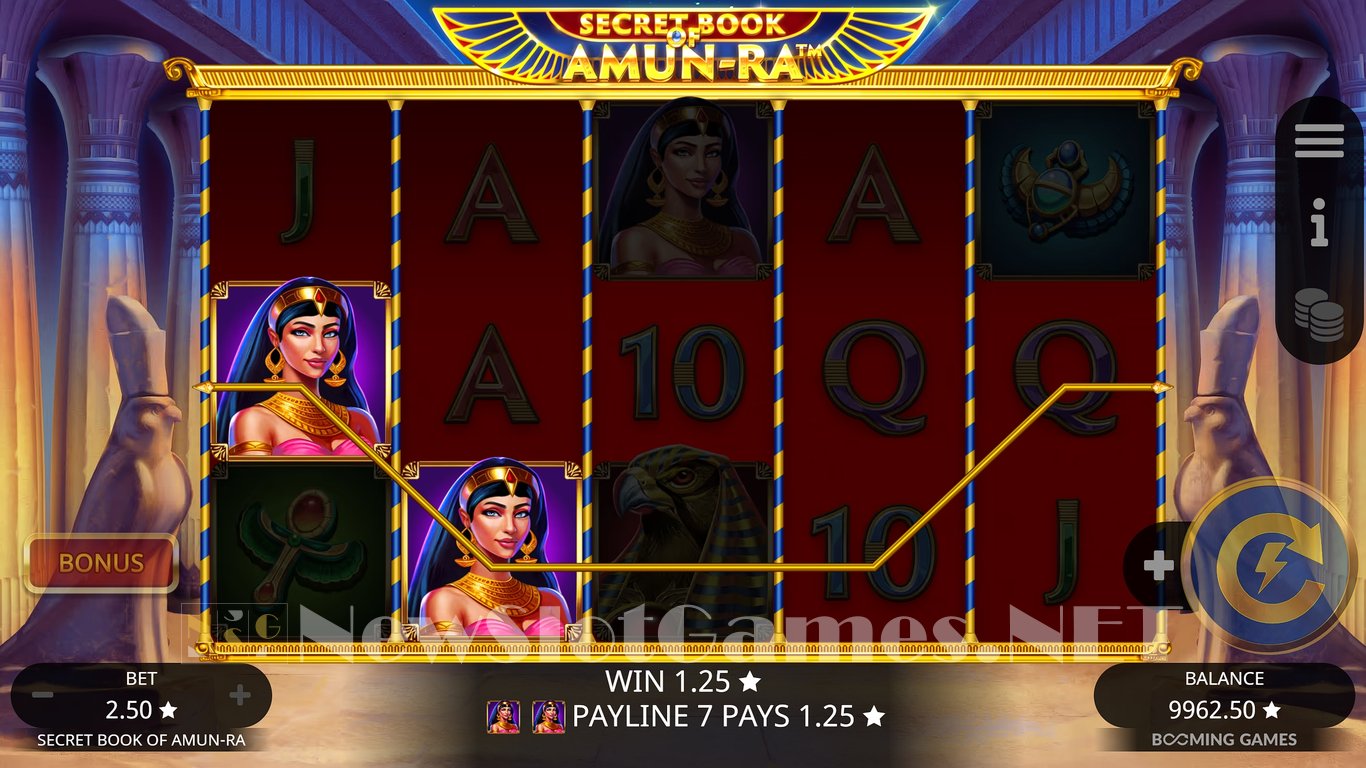 Secret Book of Amun Ra Slot Slot Image in Demo - pic. 5