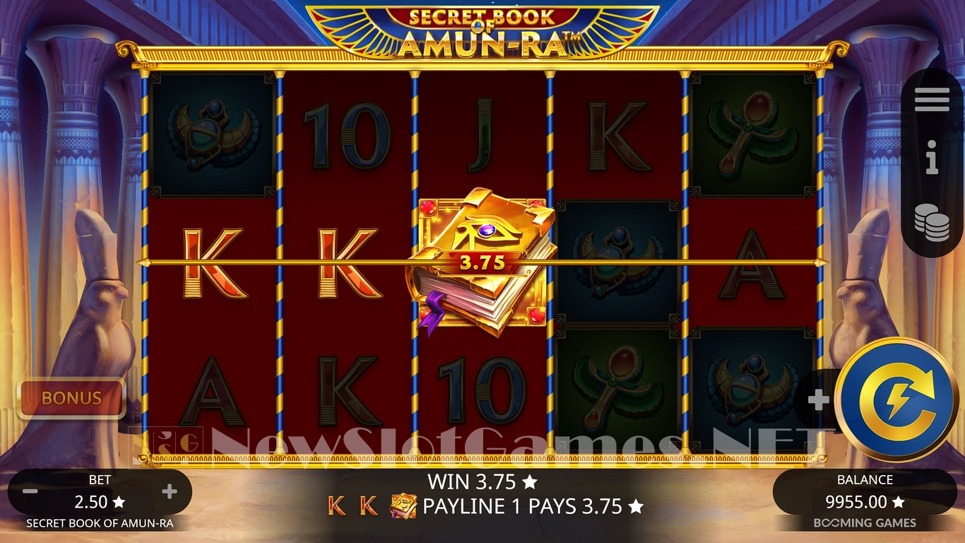 Secret Book of Amun Ra Slot Slot Image in Demo - pic. 6