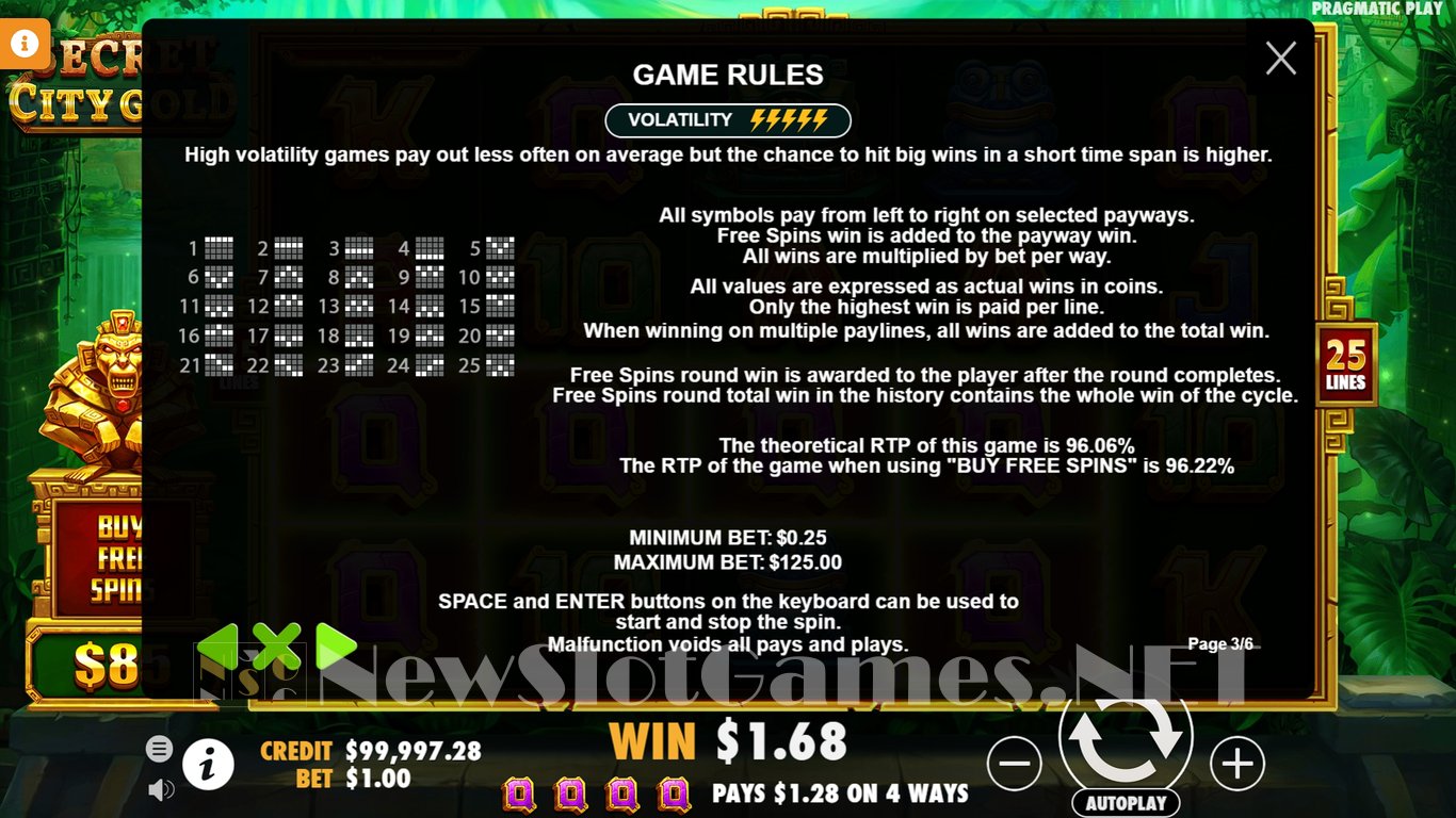 Secret City Gold Slot Slot Image in Demo - pic. 5
