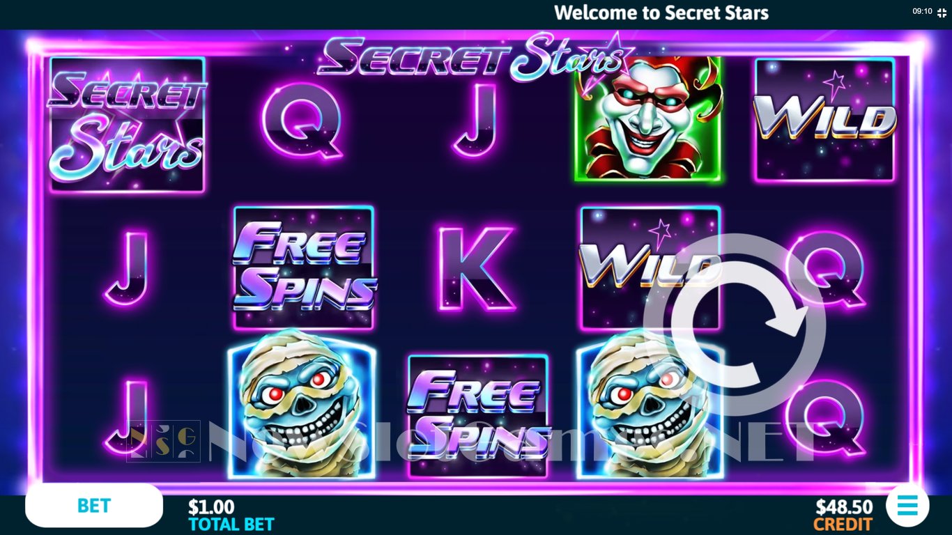 Secret Stars Slot Demo Image