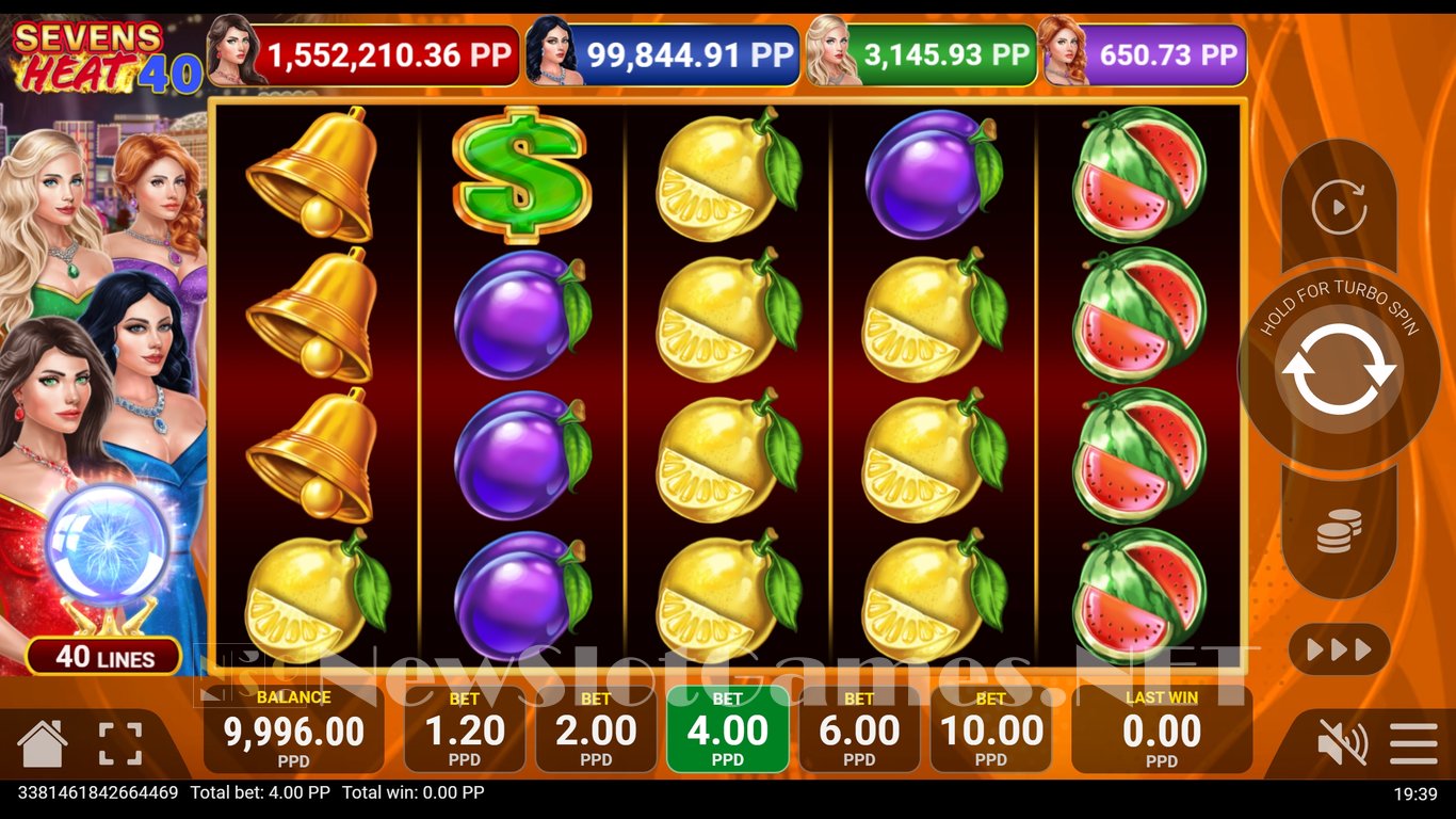 Sevens Heat 40 Slot Demo Image