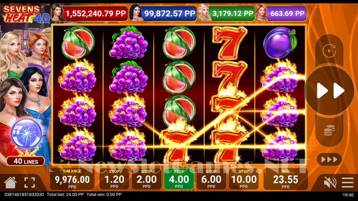 Sevens Heat 40 Slot Slot Image in Demo - pic. 3