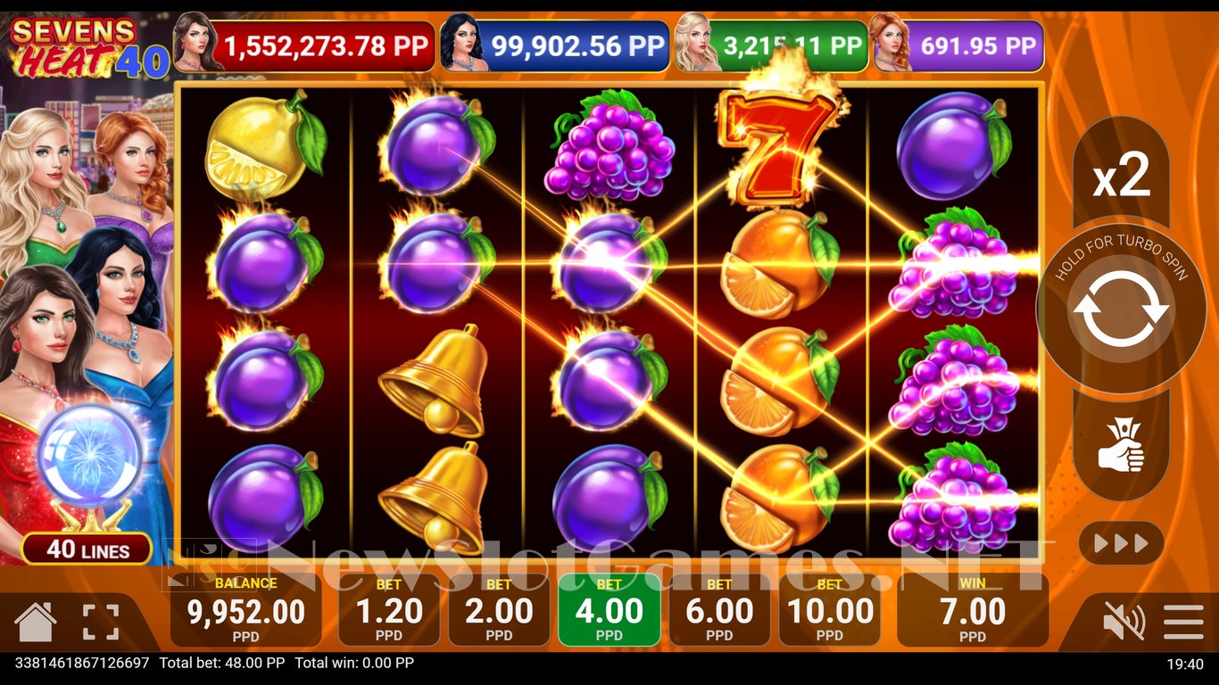 Sevens Heat 40 Slot Slot Image in Demo - pic. 4