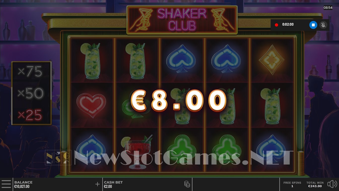 Shaker Club Slot Slot Image in Demo - pic. 11