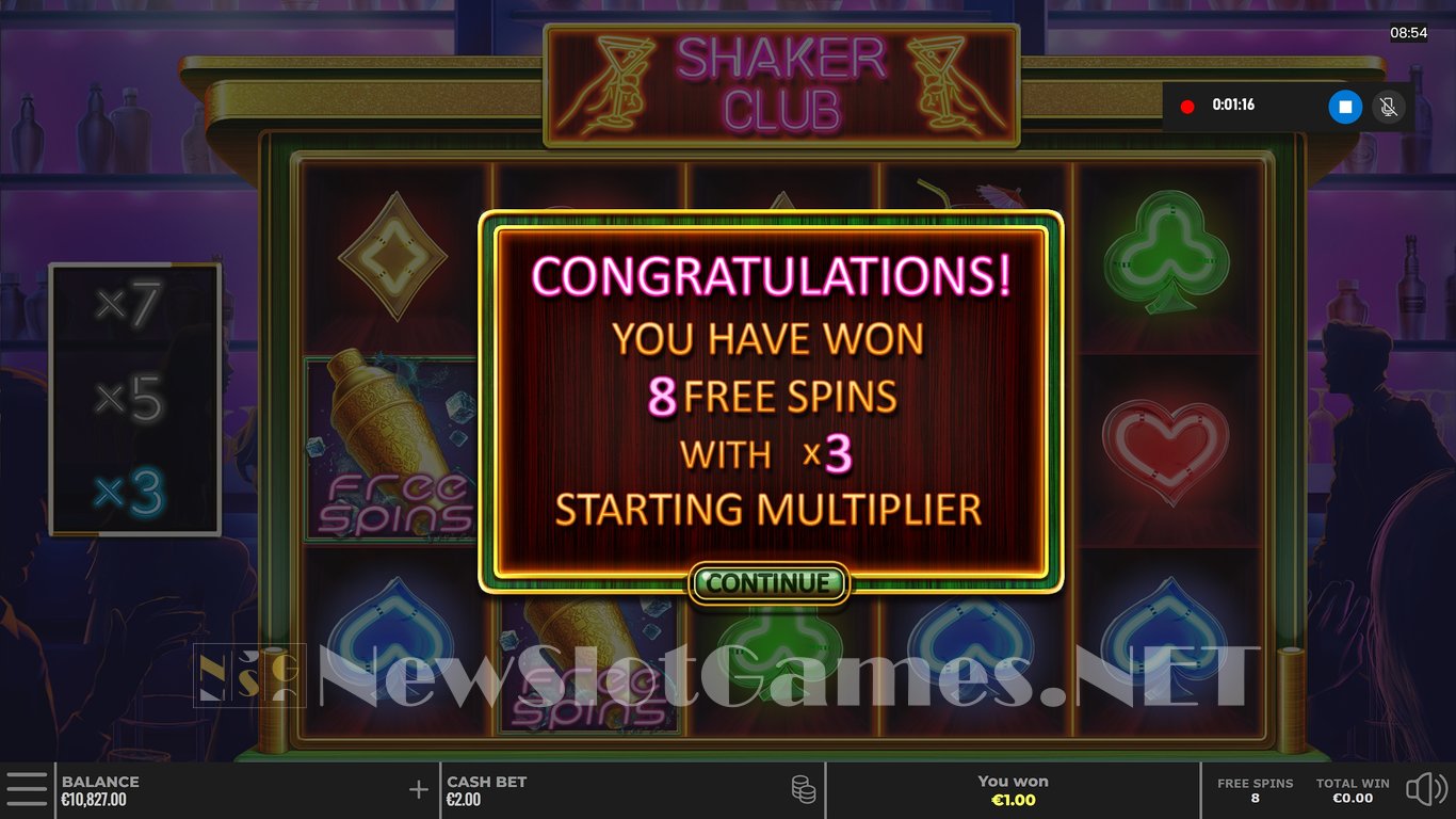 Shaker Club Slot Slot Image in Demo - pic. 9