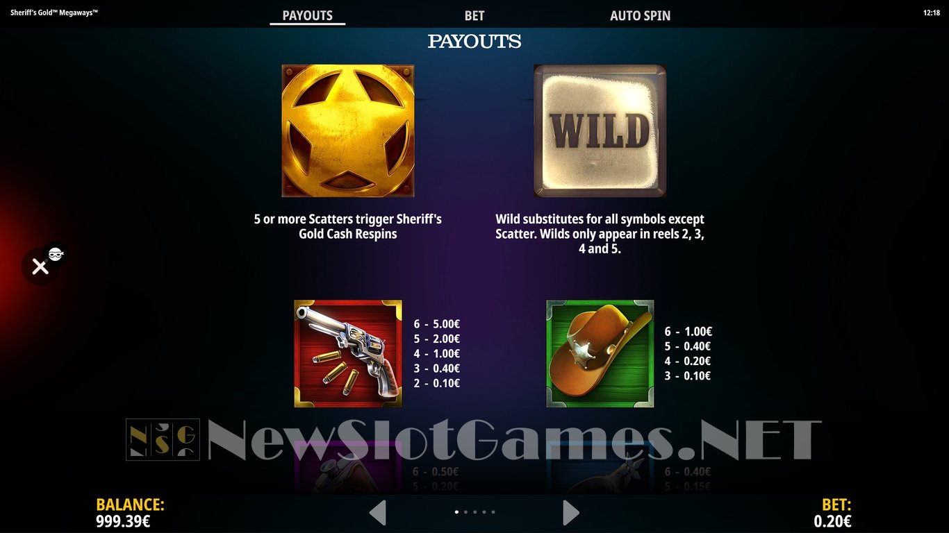 Sheriffs Gold Megaways Slot Slot Image in Demo - pic. 6