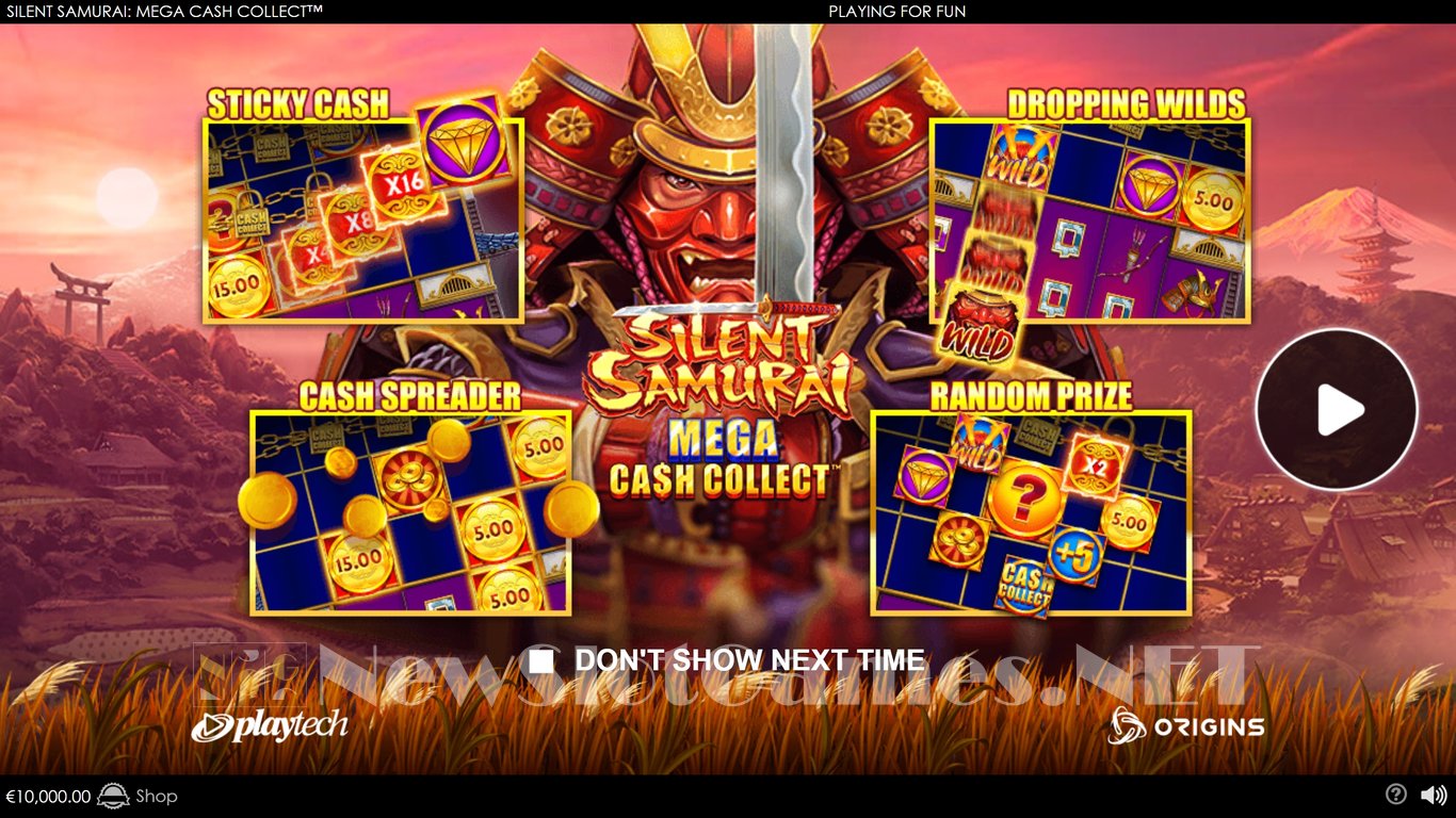 Silent Samurai Mega Cash Collect Slot Demo Image