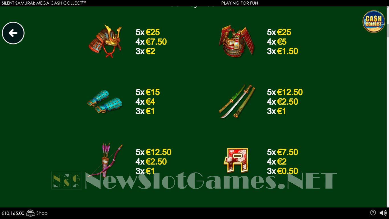 Silent Samurai Mega Cash Collect Slot Slot Image in Demo - pic. 9