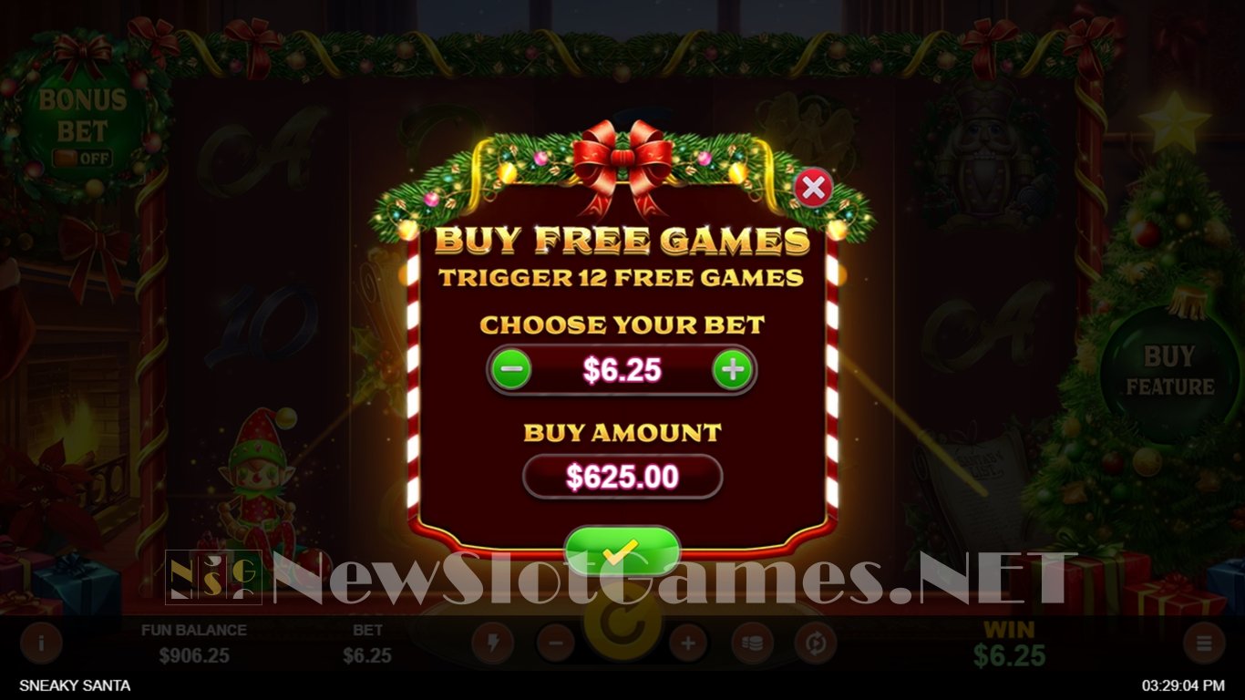 Sneaky Santa Slot Slot Image in Demo - pic. 5