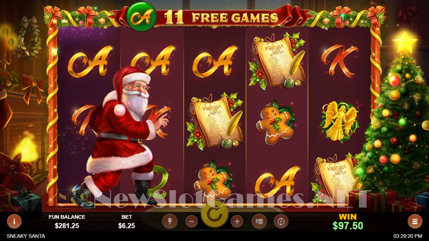 Sneaky Santa Slot Slot Image in Demo - pic. 6