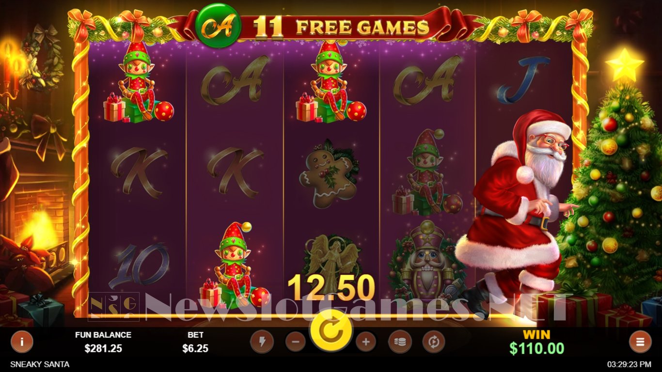 Sneaky Santa Slot Slot Image in Demo - pic. 7