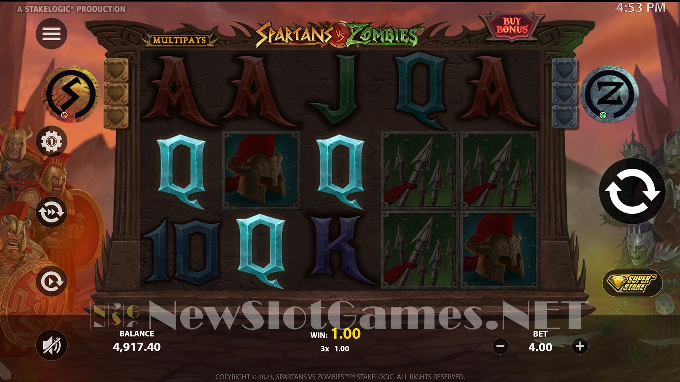 Spartans vs Zombies Slot Slot Image in Demo - pic. 12