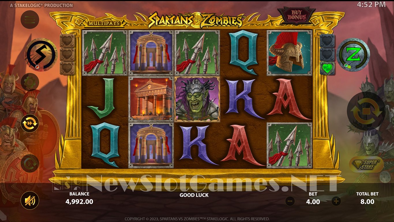 Spartans vs Zombies Slot Slot Image in Demo - pic. 2