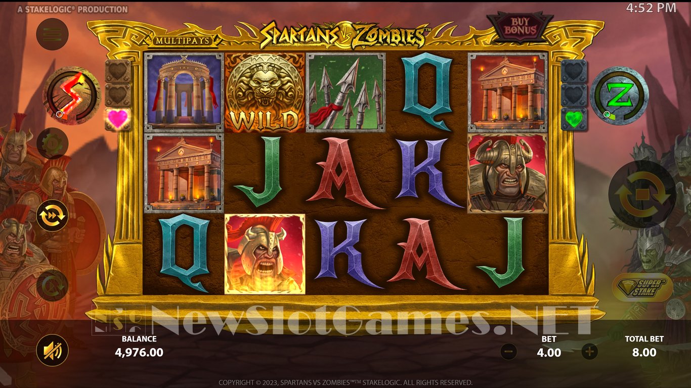 Spartans vs Zombies Slot Slot Image in Demo - pic. 3