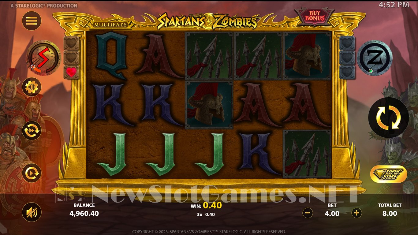 Spartans vs Zombies Slot Slot Image in Demo - pic. 4