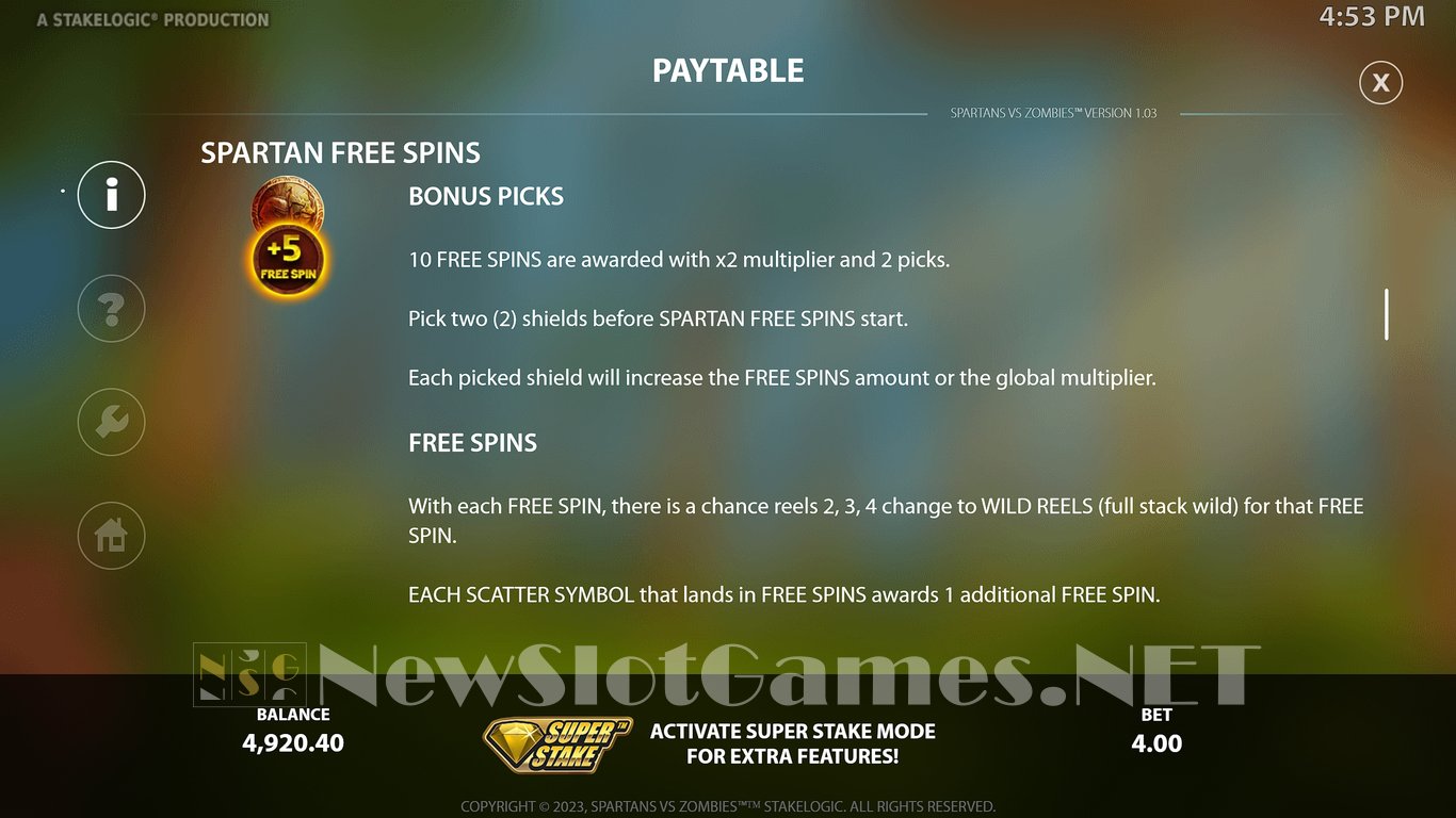 Spartans vs Zombies Slot Slot Image in Demo - pic. 9