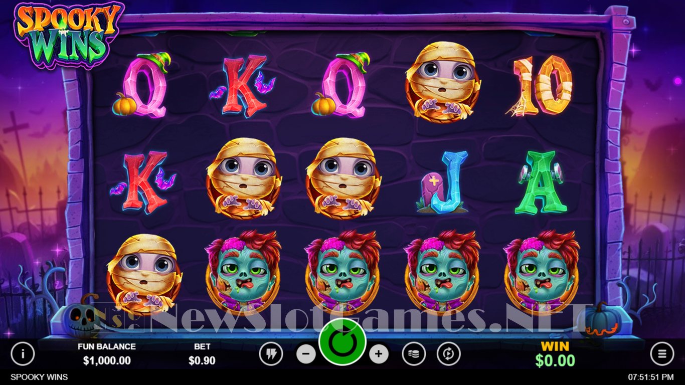Spooky Wins Slot Demo Image