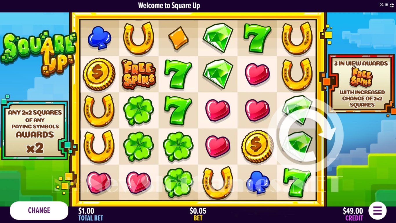 Square UP Slot Demo Image