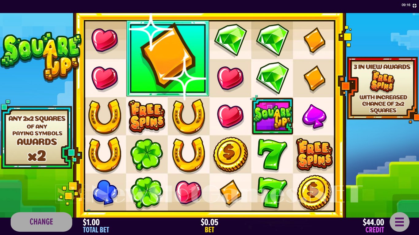 Square UP Slot Slot Image in Demo - pic. 2