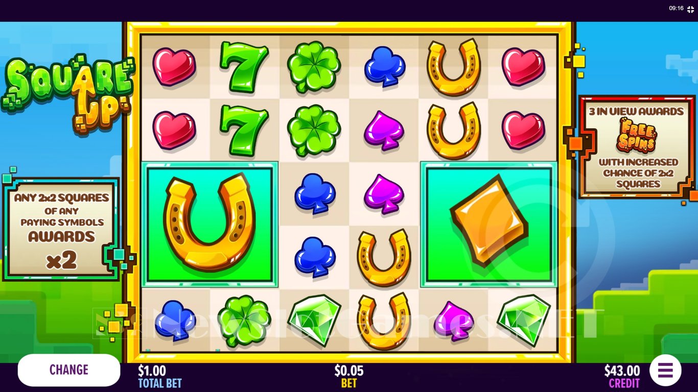 Square UP Slot Slot Image in Demo - pic. 3