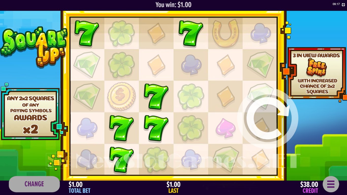 Square UP Slot Slot Image in Demo - pic. 4