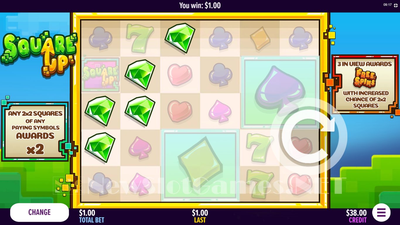 Square UP Slot Slot Image in Demo - pic. 5
