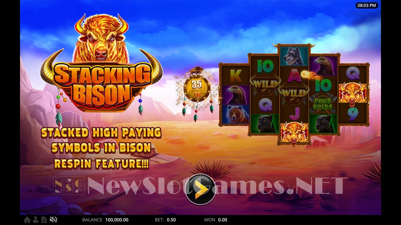 Stacking Bison Slot Demo Image
