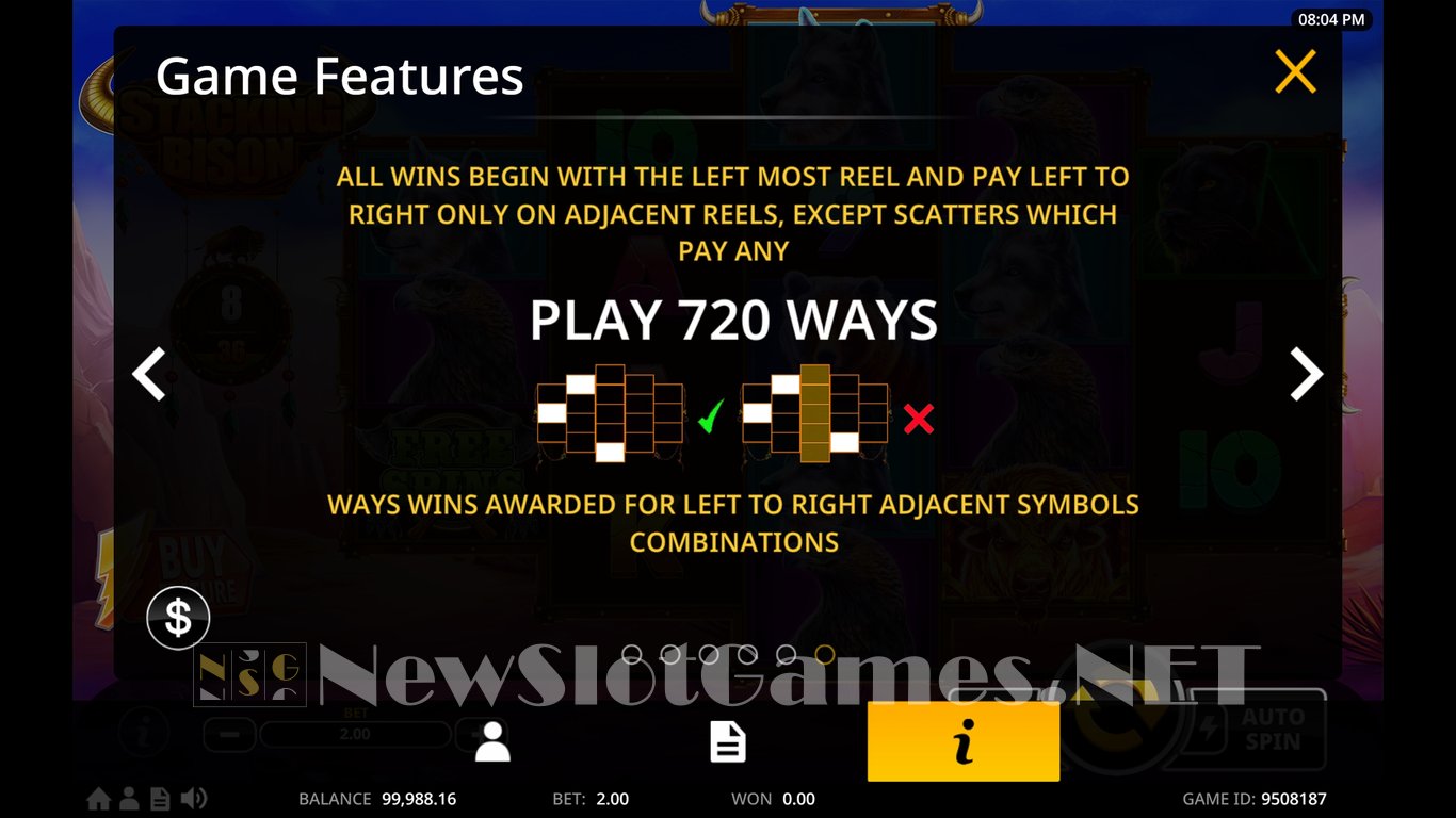 Stacking Bison Slot Slot Image in Demo - pic. 11