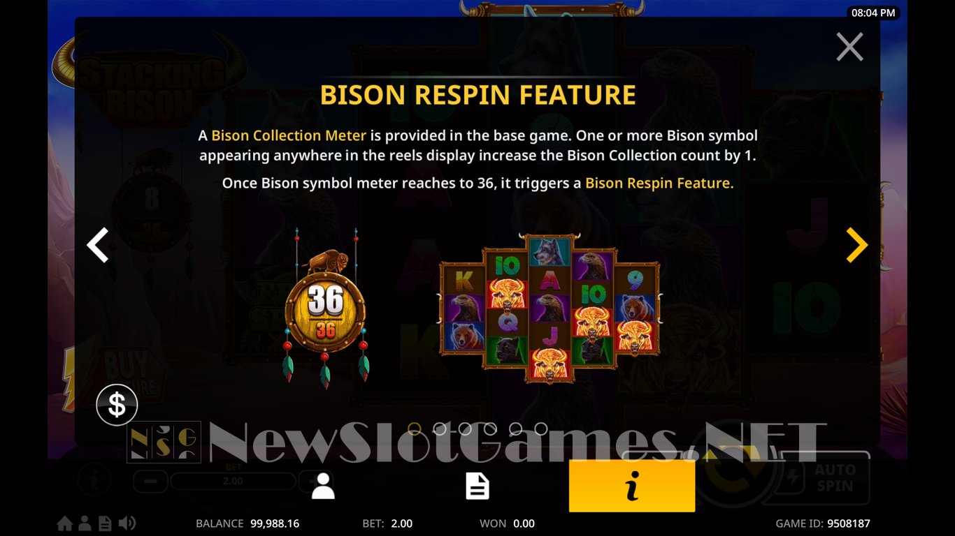 Stacking Bison Slot Slot Image in Demo - pic. 6