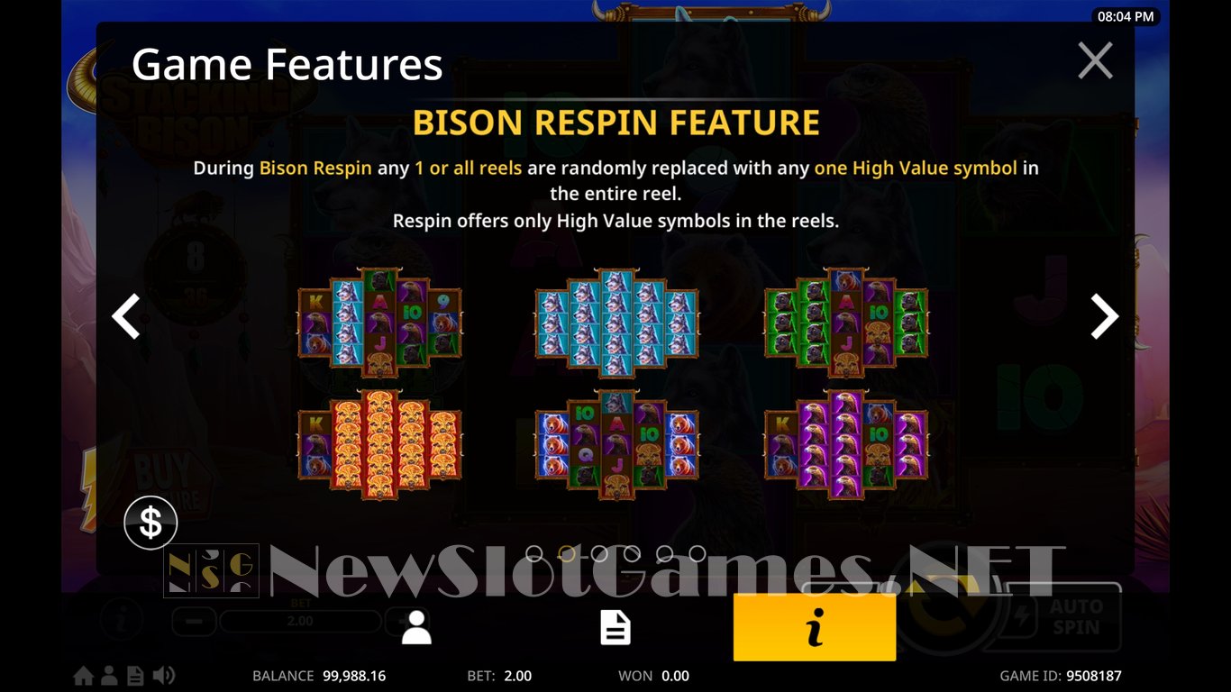 Stacking Bison Slot Slot Image in Demo - pic. 7