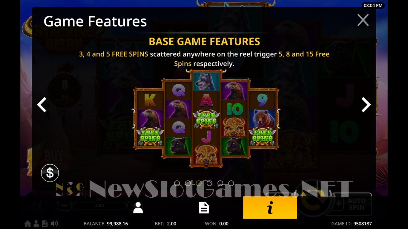 Stacking Bison Slot Slot Image in Demo - pic. 8
